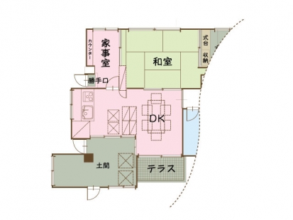 岡崎 間取り図 リフォーム前