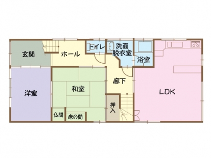 豊橋市 間取り図 リフォーム前