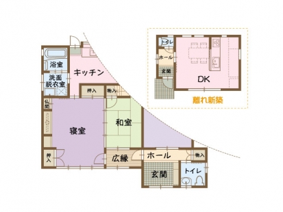 豊橋市 間取り図 リフォーム後