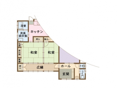 豊橋市 間取り図 リフォーム前