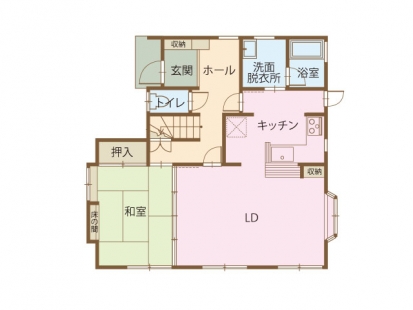 豊橋市 間取り図 リフォーム前