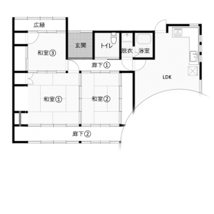 豊橋市リフォーム前間取り